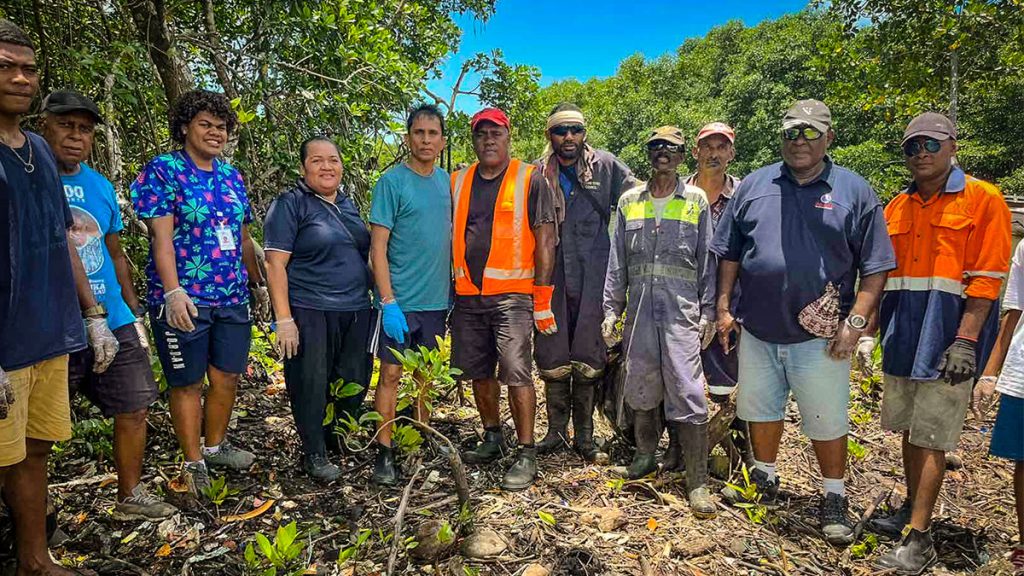 Residents and youths are cleaning a nearby mangrove swamp, but more work is needed to prevent dumping. Plastic and trash from Laucala Beach, Caubati, and Kinoya areas float under the Bailey Bridge. They collected 30 garbage bags of waste in an hour, with over 100 bags left to collect. They also cleaned a drain near a supermarket filled with plastic bottles. The goal is to raise awareness of proper waste disposal to protect the marine ecosystem., Mangrove, Future-climate.online, mj dastouri, green environment,dubai, saudi, qatar, wetland, oman, riyadh, jeddah, kish, bandar lengeh,بندر لنگه,جدة,سعودية, دستوری