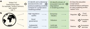 Griffith University's study created a framework to implement global theories of change for human-nature harmony. Published in Nature Sustainability, the research translates theories into steps for ecosystem conservation. The framework considers economic and political conditions of each nation for effective conservation. Lead author Dr. Christina Buelow emphasizes considering enabling conditions such as social, economic, and political factors for successful conservation. The study outlines a three-step framework, categorizing nations based on sustainable ecosystem management capacity. It focuses on coastal blue carbon ecosystems, offering tailored conservation approaches. The framework aims to achieve global biodiversity and sustainable development targets by coordinating actions across nations., Mangrove, wetland, UAE,Indonesia, Future-climate.online, mj dastouri, green environment,dubai, saudi, qatar, wetland, oman, riyadh, jeddah, kish, bandar lengeh,بندر لنگه,جدة,سعودية, دستوری, Kish,Qeshm,Mahoor,حراء,گیاه